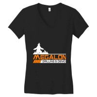 Megalon Drilling & Demolition (2) Women's V-neck T-shirt | Artistshot