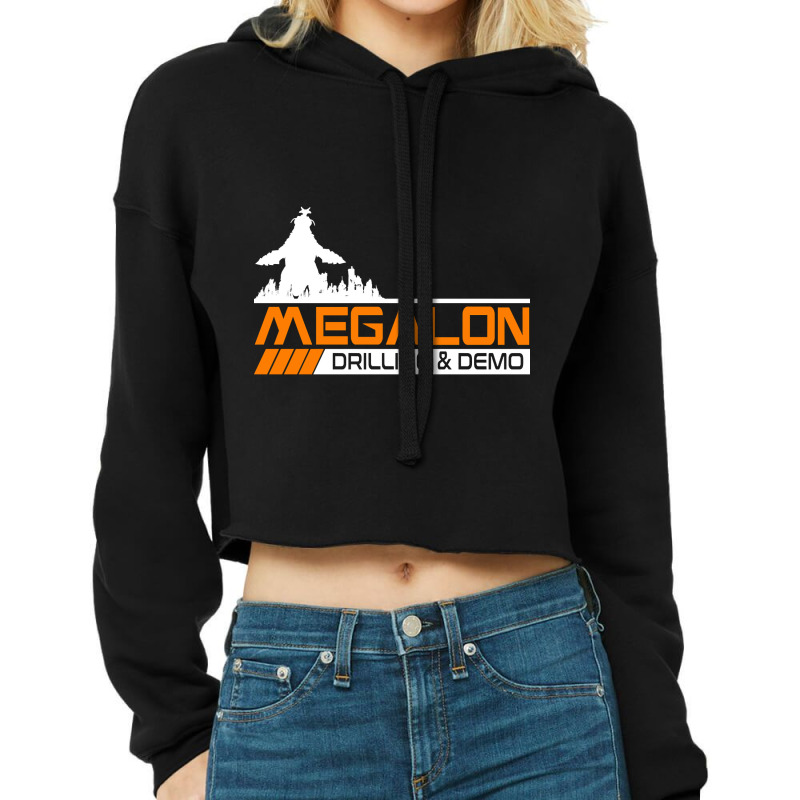 Megalon Drilling & Demolition (2) Cropped Hoodie by oatesorlandoi9eepf | Artistshot