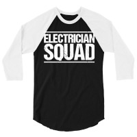 Electrician Squad Electrician Premium 3/4 Sleeve Shirt | Artistshot