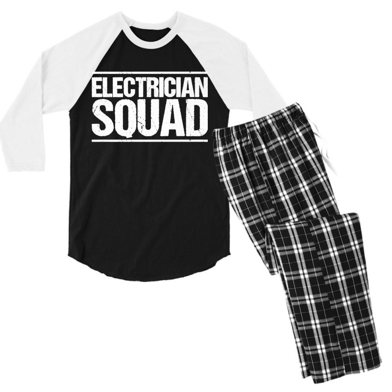 Electrician Squad Electrician Premium Men's 3/4 Sleeve Pajama Set | Artistshot