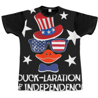 Funny Duck Lover 4th Of July Patriotic Pun Tops Men Kids Boy Graphic T-shirt | Artistshot