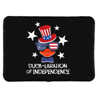 Funny Duck Lover 4th Of July Patriotic Pun Tops Men Kids Boy Rectangle Patch | Artistshot