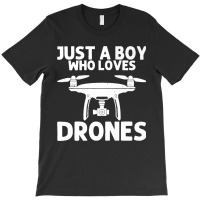 Funny Drone Design For Boys Kids Drone Camera Pilot Lovers Premium T-shirt | Artistshot