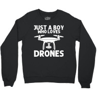 Funny Drone Design For Boys Kids Drone Camera Pilot Lovers Premium Crewneck Sweatshirt | Artistshot