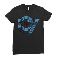 Woos Canton Ohio 70s Radio Station Ladies Fitted T-shirt | Artistshot