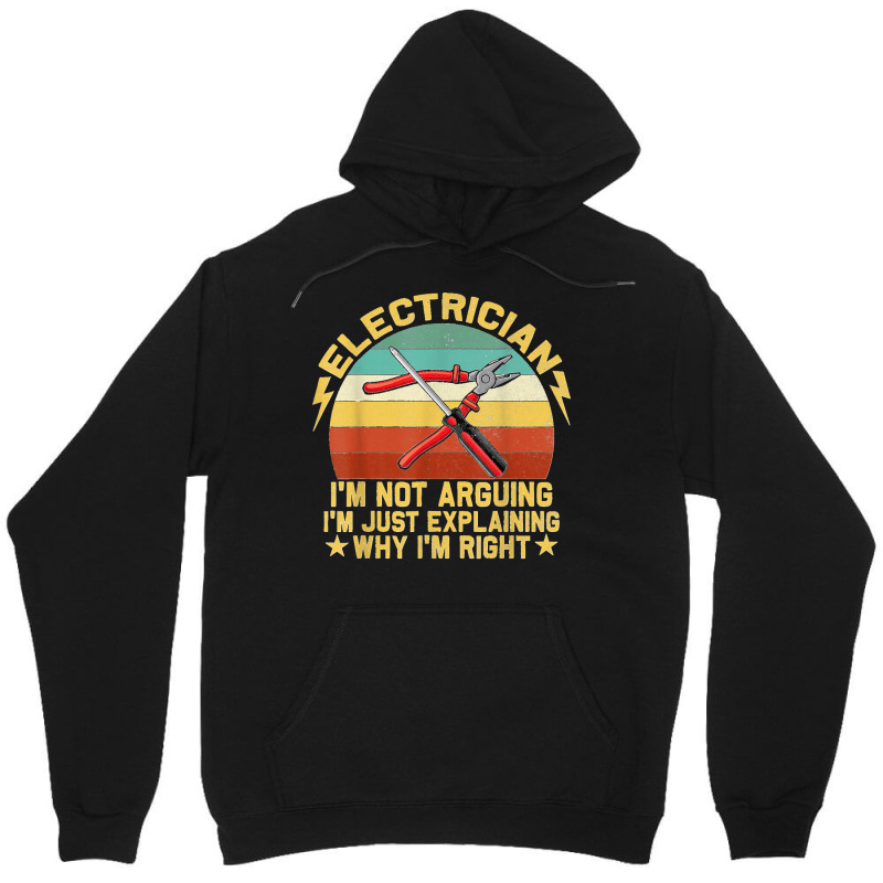 Electrician Sayings Craftsman Crafts Work Gifts Unisex Hoodie | Artistshot