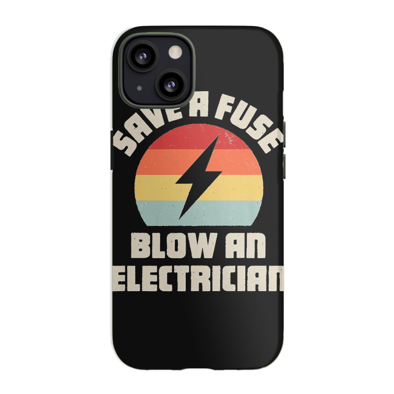 Electrician Save A Fuse Funny Lineman Wireman Retro Vintage Premium Iphone 13 Case | Artistshot