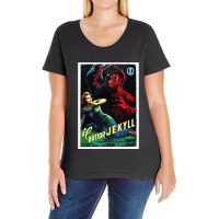 Il Dottor Jekyll Doctor Jekyll 1951 Classic Vintage Horror Movie Poste Ladies Curvy T-shirt | Artistshot