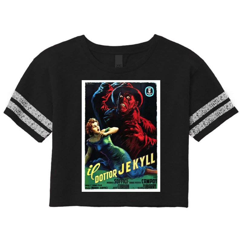 Il Dottor Jekyll Doctor Jekyll 1951 Classic Vintage Horror Movie Poste Scorecard Crop Tee by MabellaPennachio | Artistshot