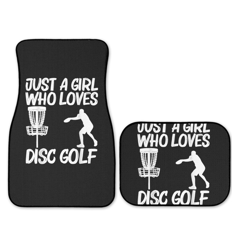 Funny Disc Golf Art For Girls Kids Outdoor Sport Game Lovers Full Set Car Mats | Artistshot