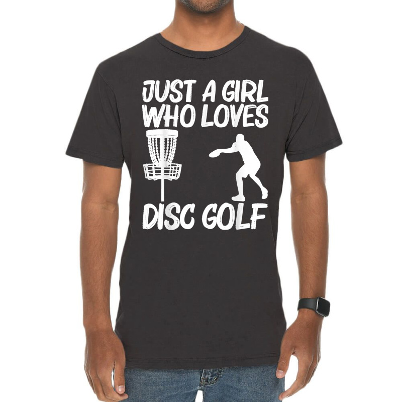 Funny Disc Golf Art For Girls Kids Outdoor Sport Game Lovers Vintage T-shirt | Artistshot