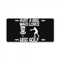 Funny Disc Golf Art For Girls Kids Outdoor Sport Game Lovers License Plate | Artistshot