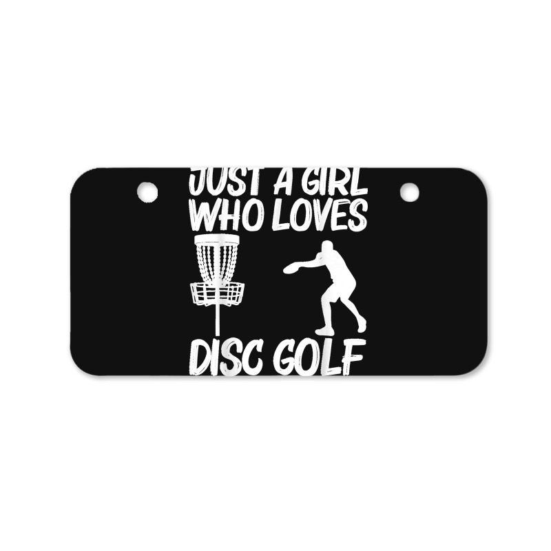 Funny Disc Golf Art For Girls Kids Outdoor Sport Game Lovers Bicycle License Plate | Artistshot