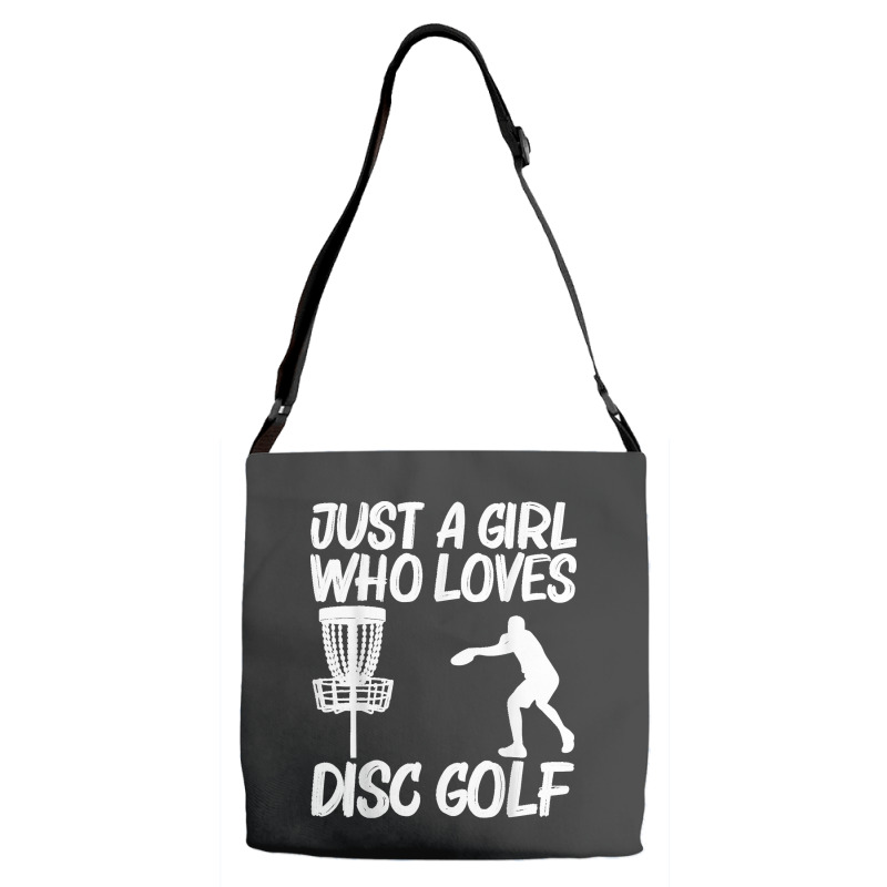 Funny Disc Golf Art For Girls Kids Outdoor Sport Game Lovers Adjustable Strap Totes | Artistshot