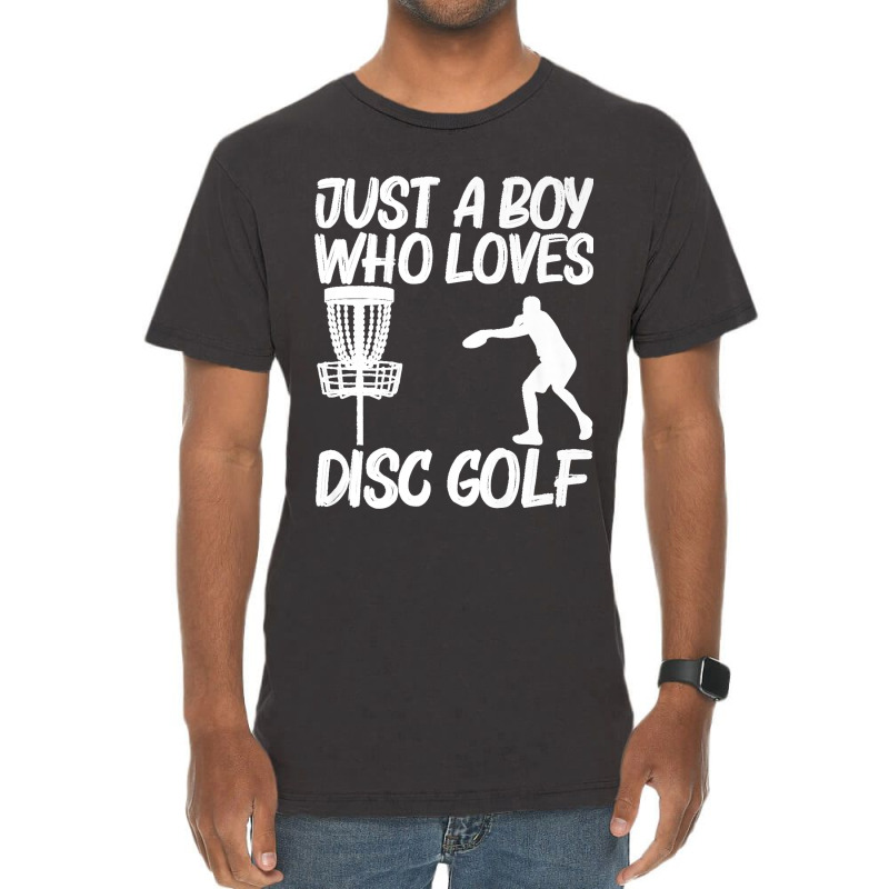 Funny Disc Golf Art For Boys Kids Outdoor Sport Game Lovers Premium Vintage T-shirt | Artistshot