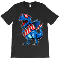 Funny Dinosaur Toddler Boys 4th Of July T-shirt | Artistshot