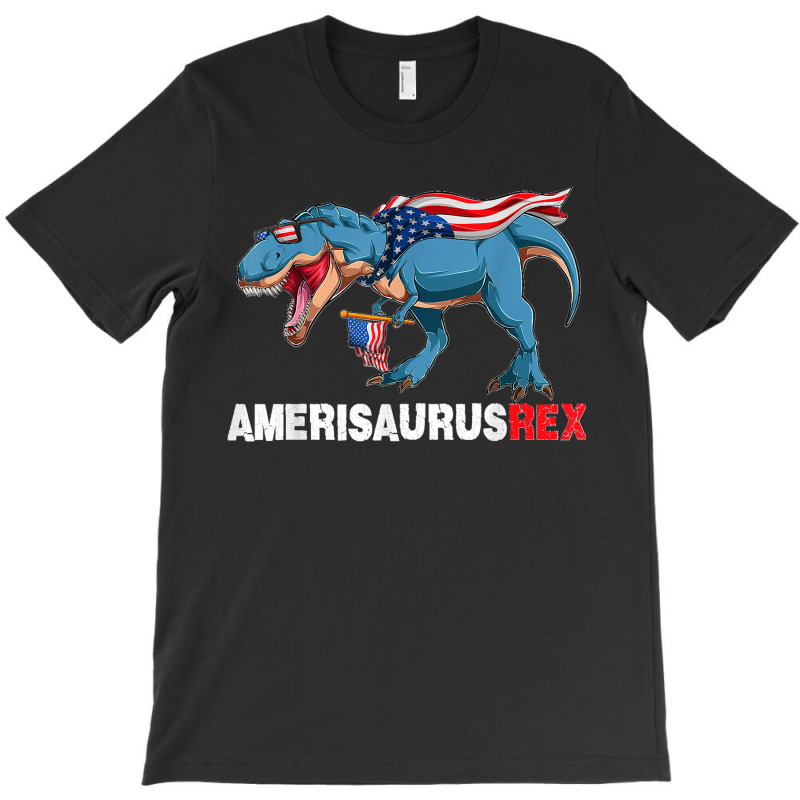 Funny Dinosaur 4th Of July Kids Boys Men Amerisaurus T Rex T-shirt | Artistshot