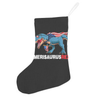 Funny Dinosaur 4th Of July Kids Boys Men Amerisaurus T Rex Holiday Stocking | Artistshot