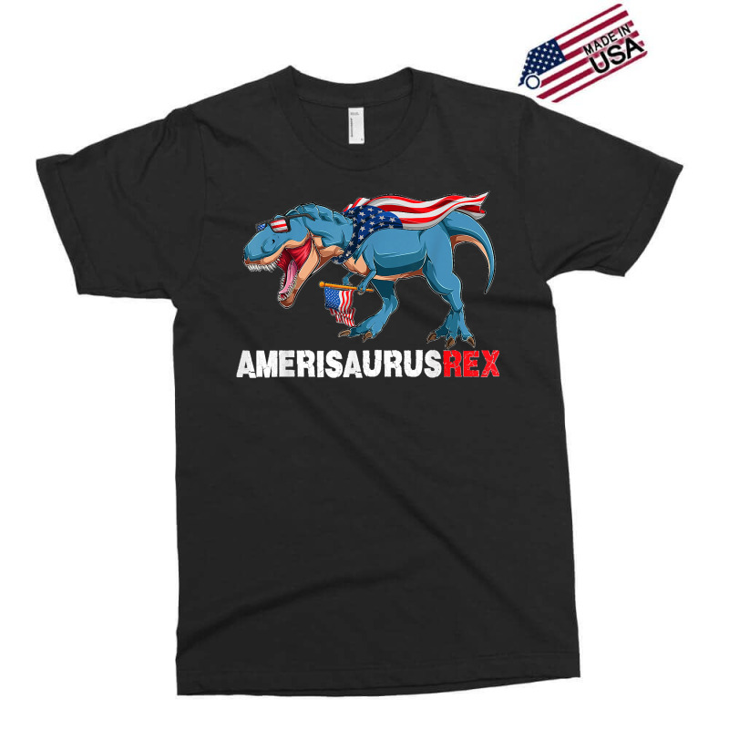 Funny Dinosaur 4th Of July Kids Boys Men Amerisaurus T Rex Exclusive T-shirt | Artistshot