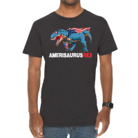 Funny Dinosaur 4th Of July Kids Boys Men Amerisaurus T Rex Vintage T-shirt | Artistshot