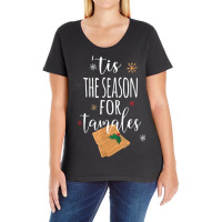 Chicana Latinx Latina Funny Tamales Mexican Christmas Ladies Curvy T-shirt | Artistshot