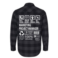 Marketing Project Manager T Shirt - Multitasking Certified Job Gift It Flannel Shirt | Artistshot