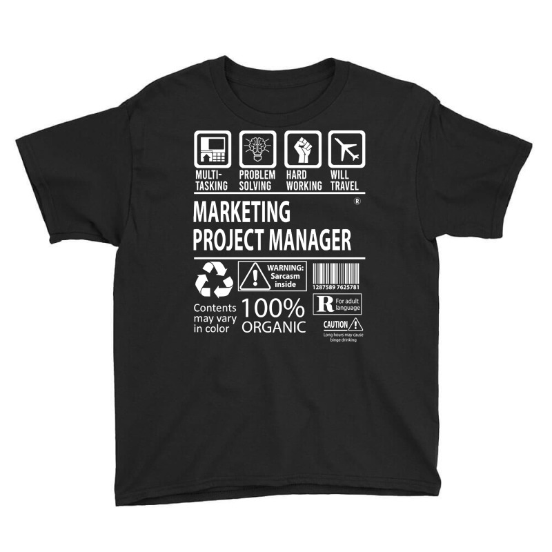 Marketing Project Manager T Shirt - Multitasking Certified Job Gift It Youth Tee by mckeebeckett3l9yxd | Artistshot