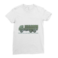 Pegaso 3055 6x6 Heavy Utility Truck   Pegaso 3055 Ladies Fitted T-shirt | Artistshot