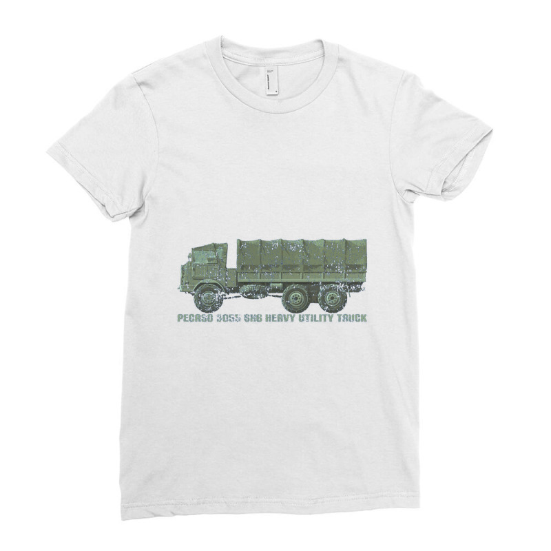 Pegaso 3055 6x6 Heavy Utility Truck   Pegaso 3055 Ladies Fitted T-Shirt by kudaponijengkulit | Artistshot