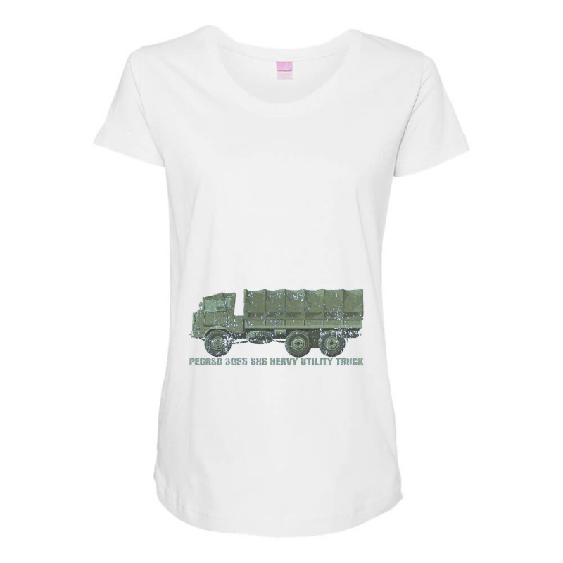 Pegaso 3055 6x6 Heavy Utility Truck   Pegaso 3055 Maternity Scoop Neck T-shirt by kudaponijengkulit | Artistshot