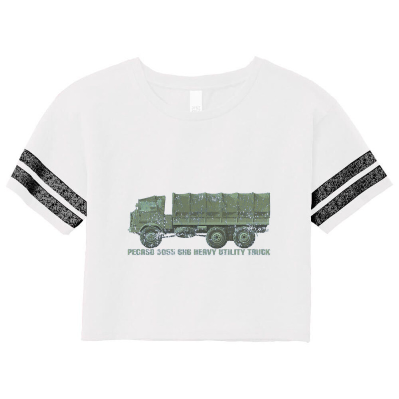 Pegaso 3055 6x6 Heavy Utility Truck   Pegaso 3055 Scorecard Crop Tee by kudaponijengkulit | Artistshot