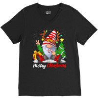 Merry Christmas Gnome Family Pajamas Women Men T Shirt V-neck Tee | Artistshot