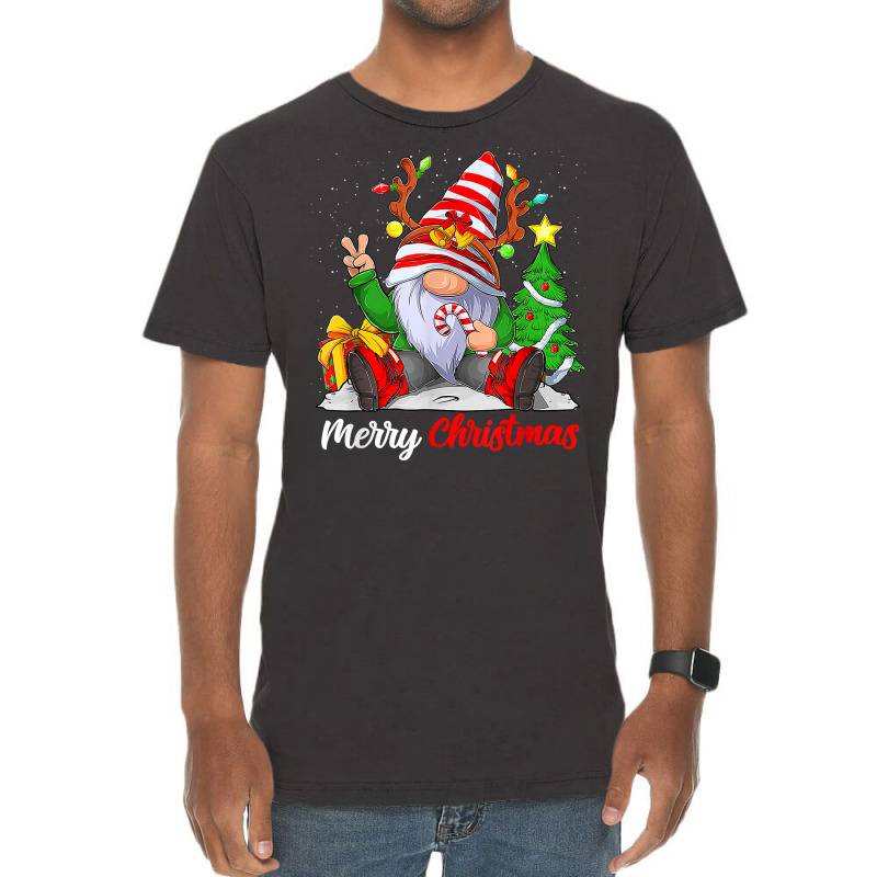 Merry Christmas Gnome Family Pajamas Women Men T Shirt Vintage T-shirt | Artistshot