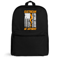 Electrician Nothing Shocks Me Anymore Usa Flag American Backpack | Artistshot