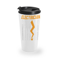 Electrician Nothing Shocks Me Anymore Usa Flag American Travel Mug | Artistshot