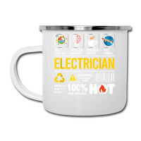 Electrician Multitasking Sarcasm Job Pride Proud Electrician Camper Cup | Artistshot