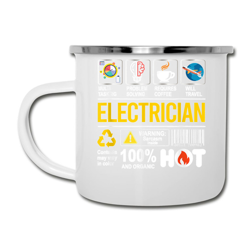 Electrician Multitasking Sarcasm Job Pride Proud Electrician Camper Cup | Artistshot