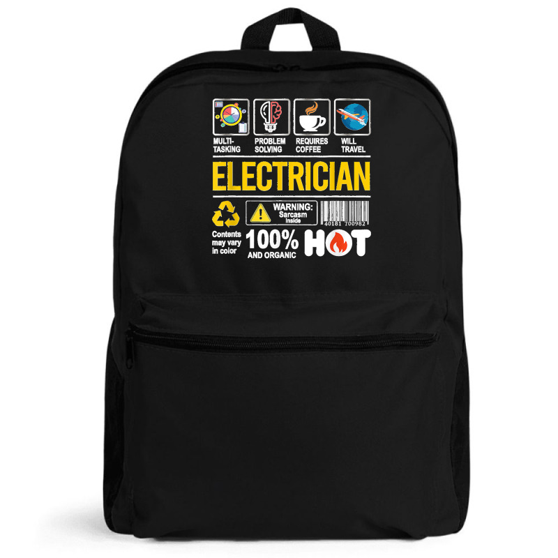 Electrician Multitasking Sarcasm Job Pride Proud Electrician Backpack | Artistshot