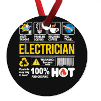 Electrician Multitasking Sarcasm Job Pride Proud Electrician Ornament | Artistshot