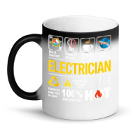 Electrician Multitasking Sarcasm Job Pride Proud Electrician Magic Mug | Artistshot