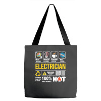 Electrician Multitasking Sarcasm Job Pride Proud Electrician Tote Bags | Artistshot