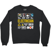 Electrician Multitasking Sarcasm Job Pride Proud Electrician Crewneck Sweatshirt | Artistshot