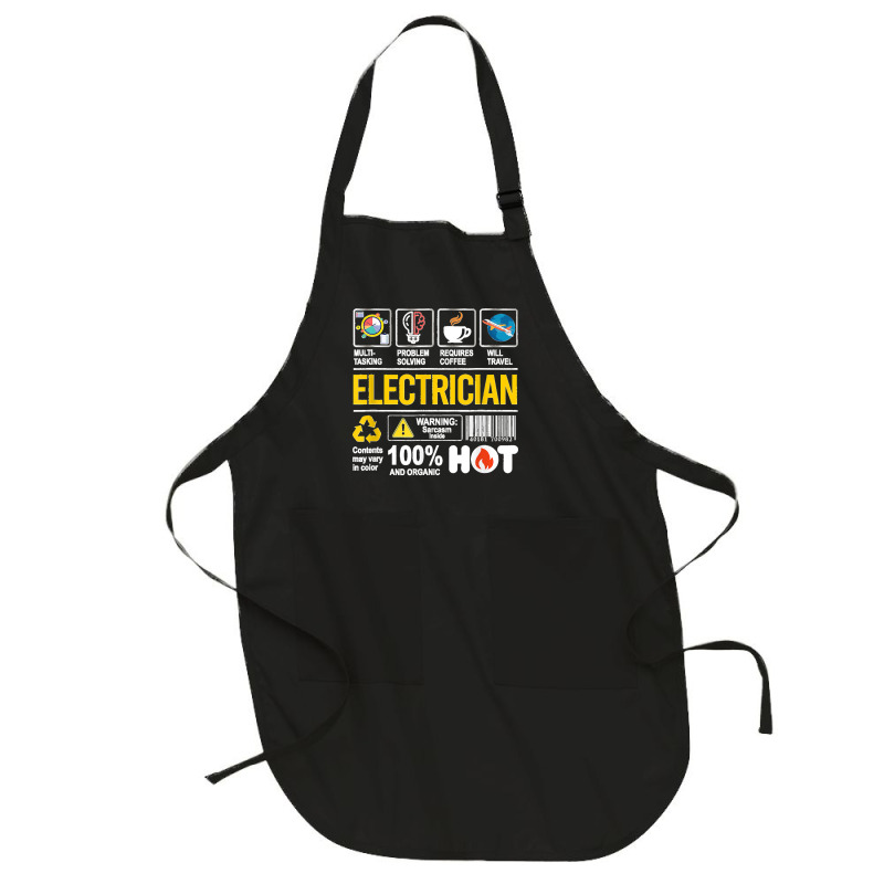 Electrician Multitasking Sarcasm Job Pride Proud Electrician Full-length Apron | Artistshot