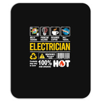 Electrician Multitasking Sarcasm Job Pride Proud Electrician Mousepad | Artistshot