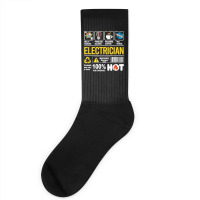 Electrician Multitasking Sarcasm Job Pride Proud Electrician Socks | Artistshot