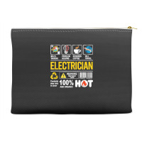 Electrician Multitasking Sarcasm Job Pride Proud Electrician Accessory Pouches | Artistshot