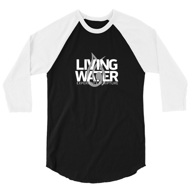 Living Water - White 1 3/4 Sleeve Shirt | Artistshot