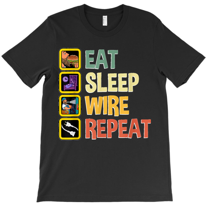 Electrician Lineman Electrical Engineer Work Job Routine T-shirt | Artistshot