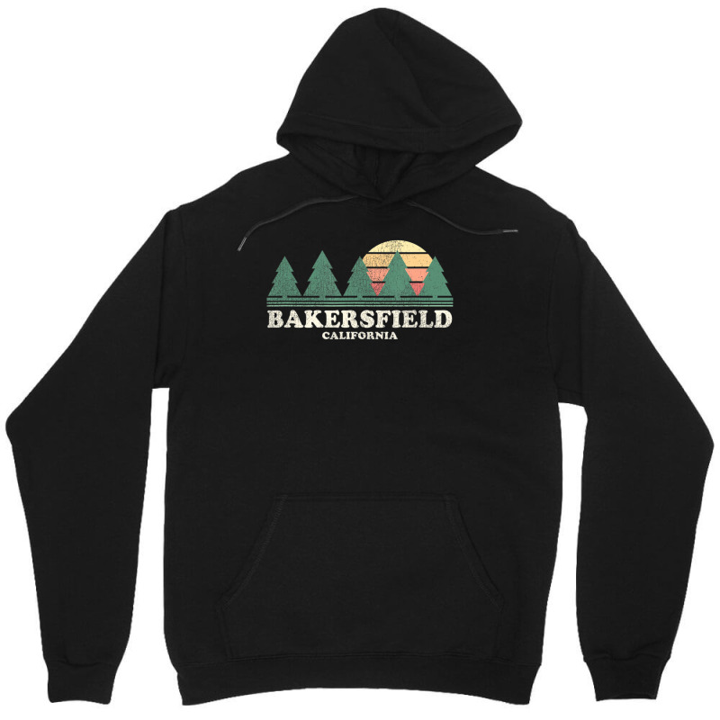 Bakersfield Ca Vintage Throwback Retro 70s Unisex Hoodie by michaelyounger19 | Artistshot