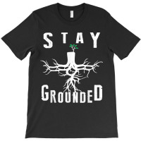 Electrician Journeyman Lineman Stay Grounded Design T-shirt | Artistshot